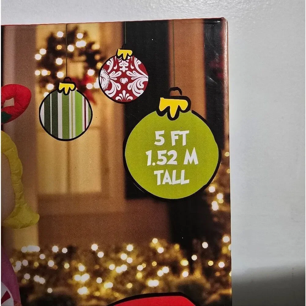 Gemmy 5 FT Inflatable Dr Seuss Cindy Lou Who Airblown Yard Decor New In Box